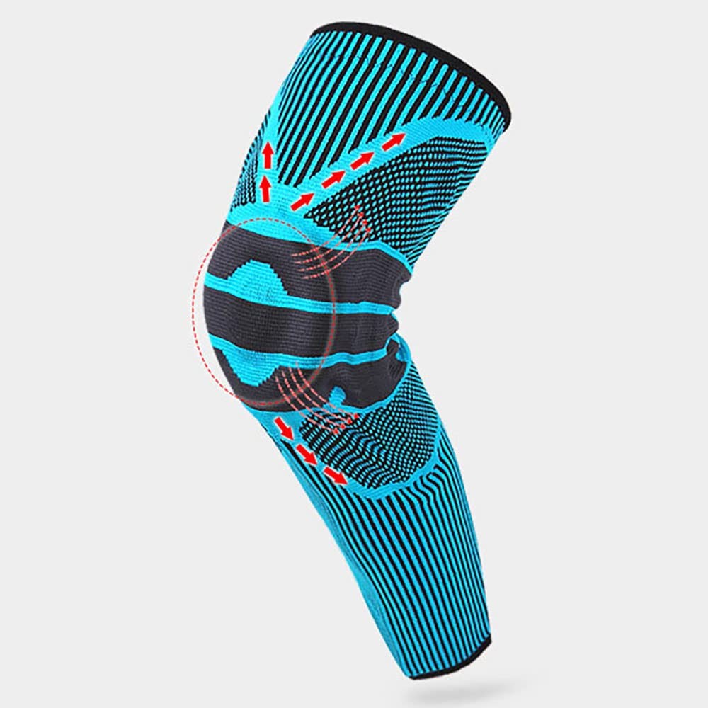 SVDpirit Professional Knee Brace Compression Sleeves(1pc) Full X-Large, Blue
