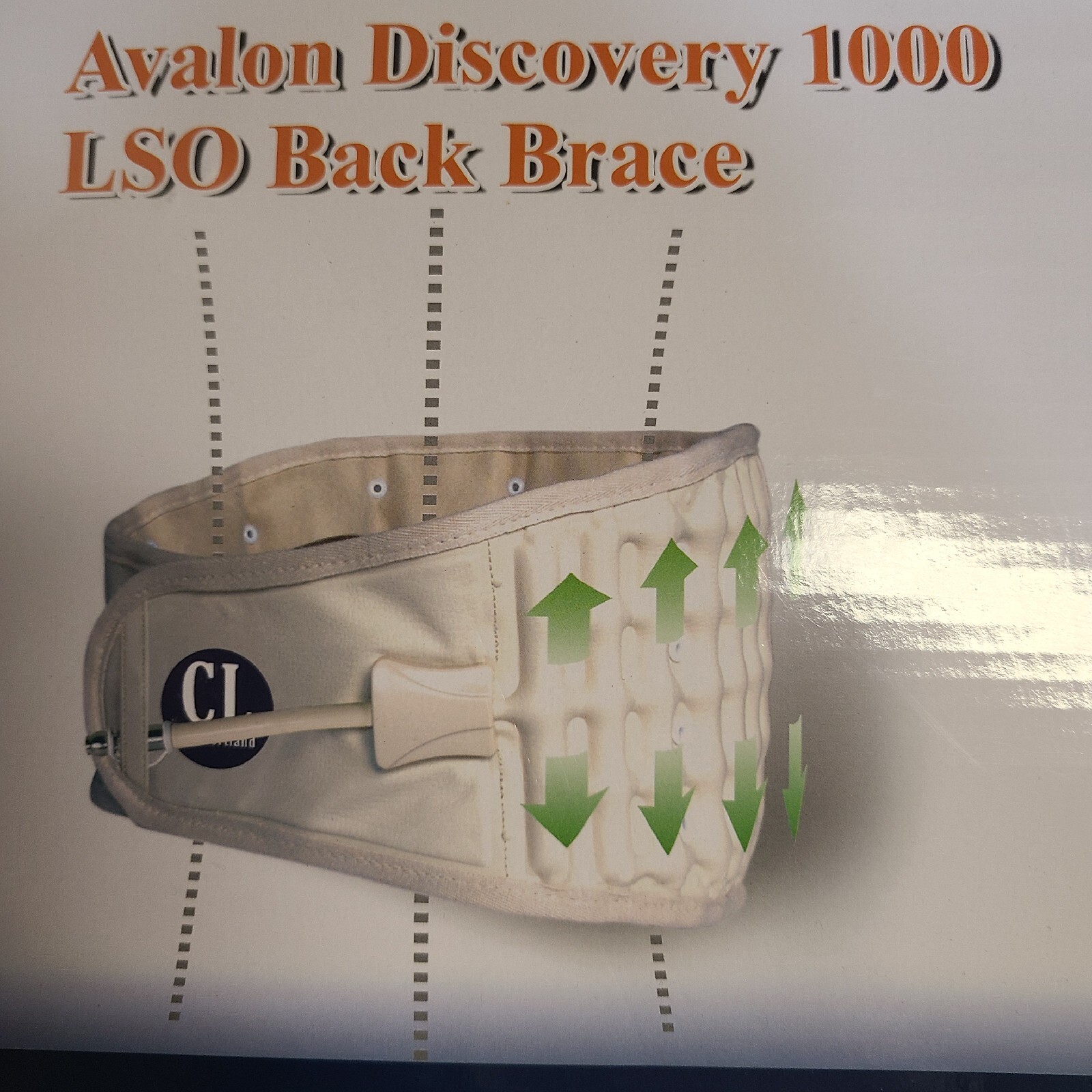 Avalon Discovery 1000 – Air Compression LSO Back Brace, Size S – OPEN BOX – NEW