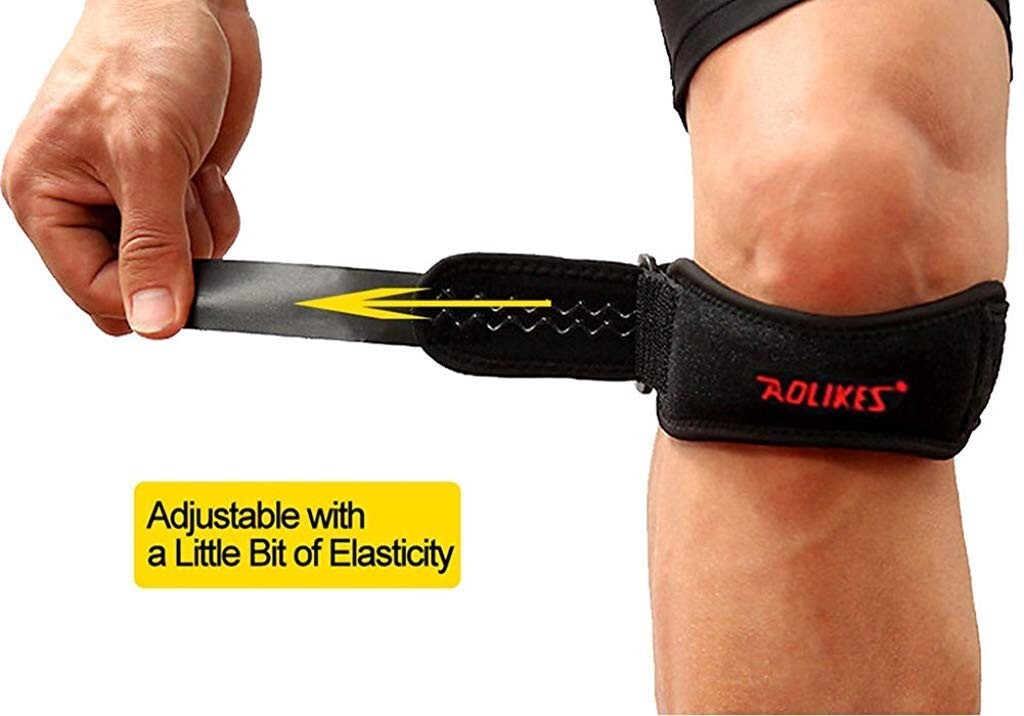 1 X knee support Patella Brace Protector Band for Sports with bridge belt Pads