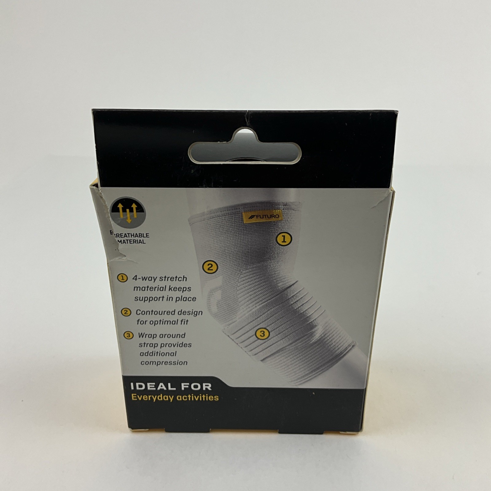 FUTURO Comfort Elbow Support with Pressure Pads, Medium 47862
