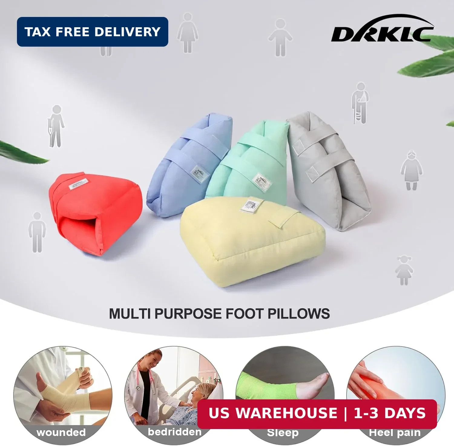 Heel Protector Cushion for Pressure Sores,Adjustable Foot Support Boot Surgery R