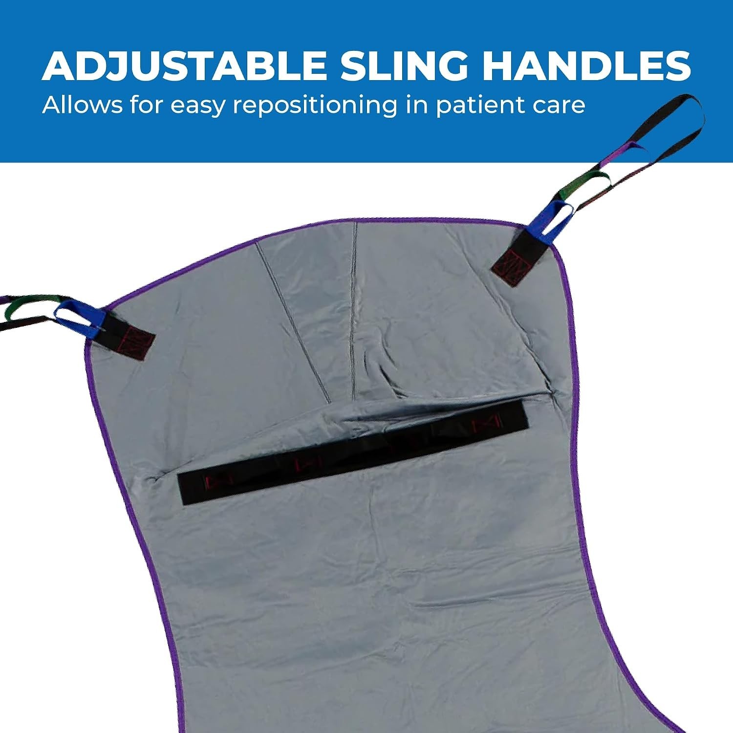Full Body Solid Fabric Lift Sling – Soft Padded Polyester Weave – Comfy and S…