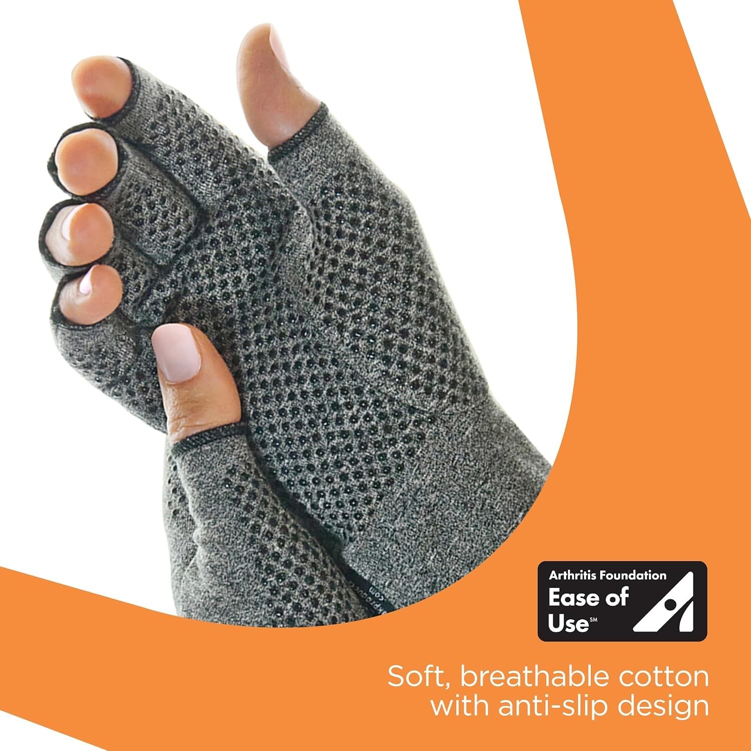 IMAK Compression Active Gloves for Arthritis & Joint Pain-Men & Women Fingerl…