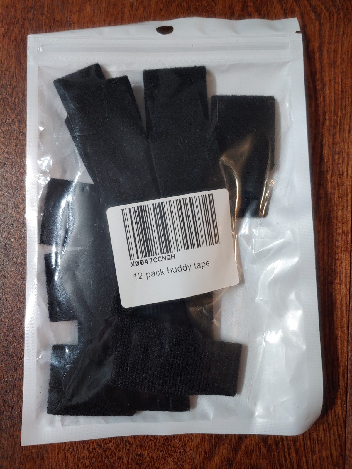 12 Pack Buddy Tape, Black