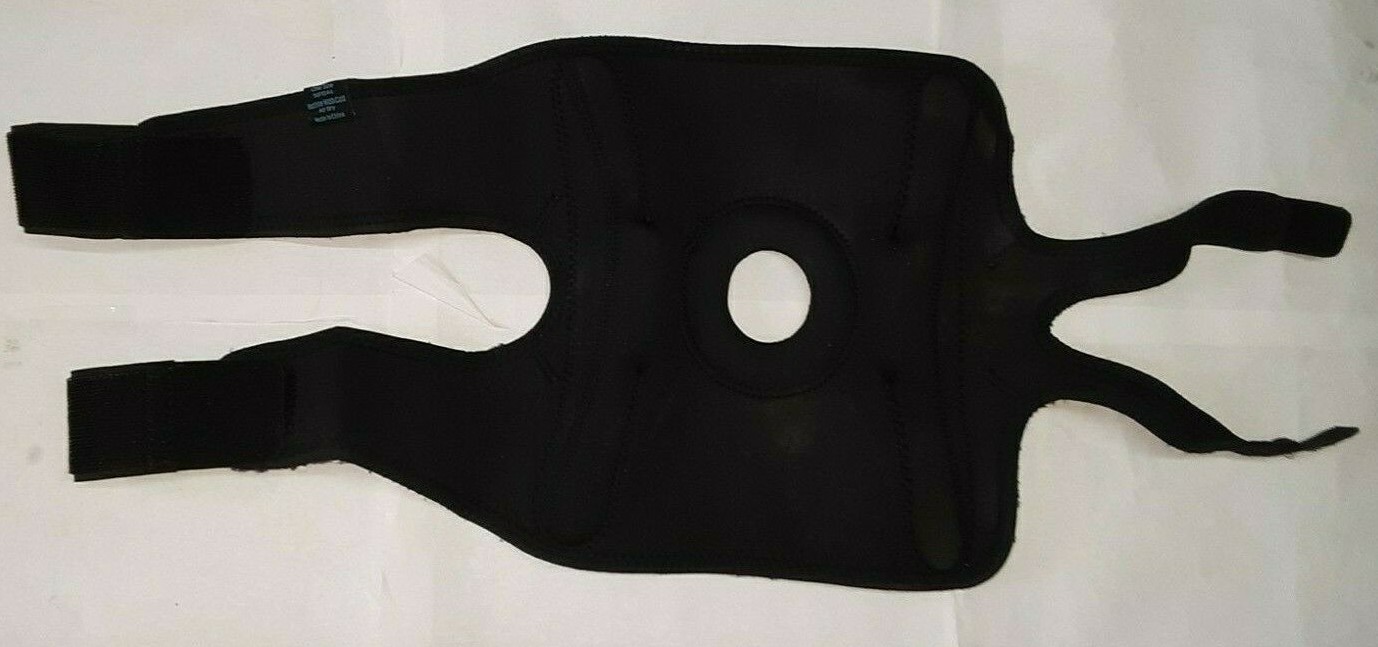 pre-owned VIVE HINGED KNEE BRACE OPEN PATELLA BLACK ONE SIZE uns light wear
