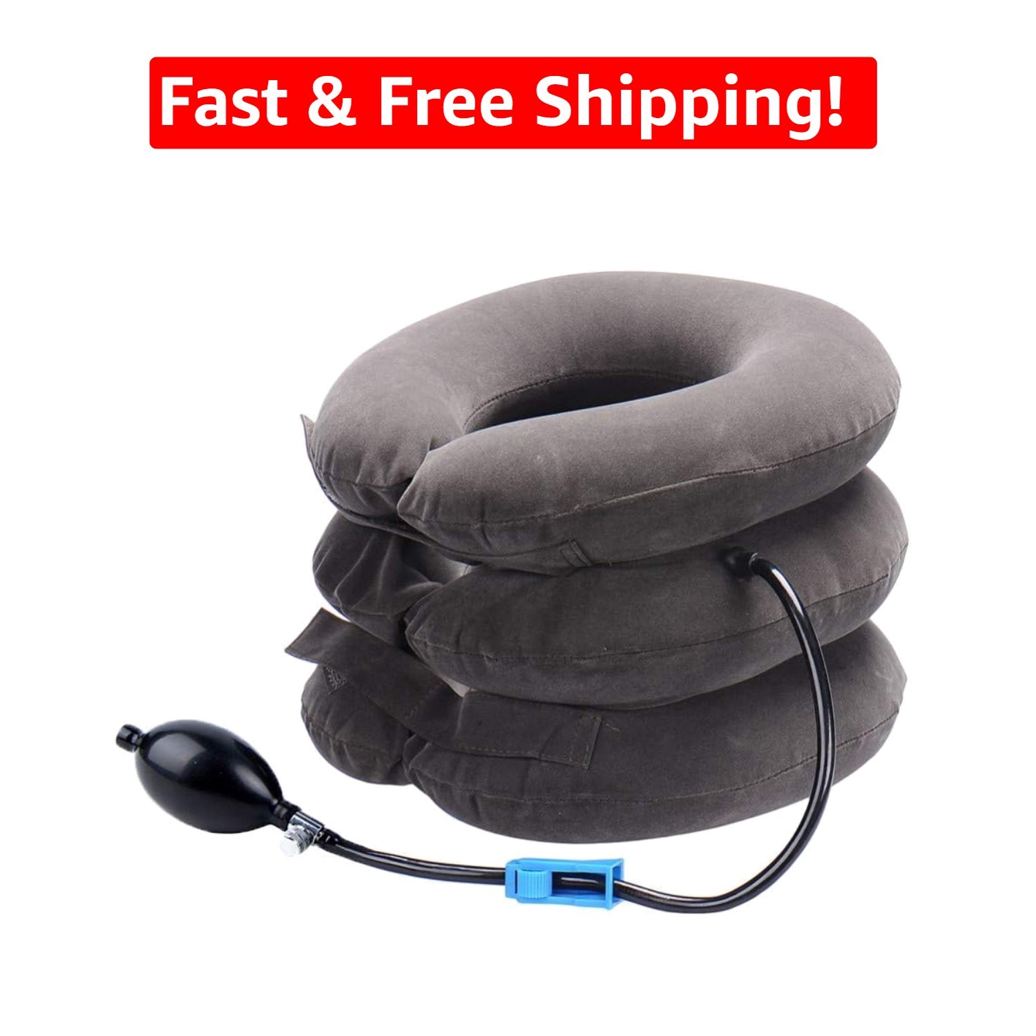 Portable Adjustable Neck Traction Device – Chronic Pain Relief & Safety First