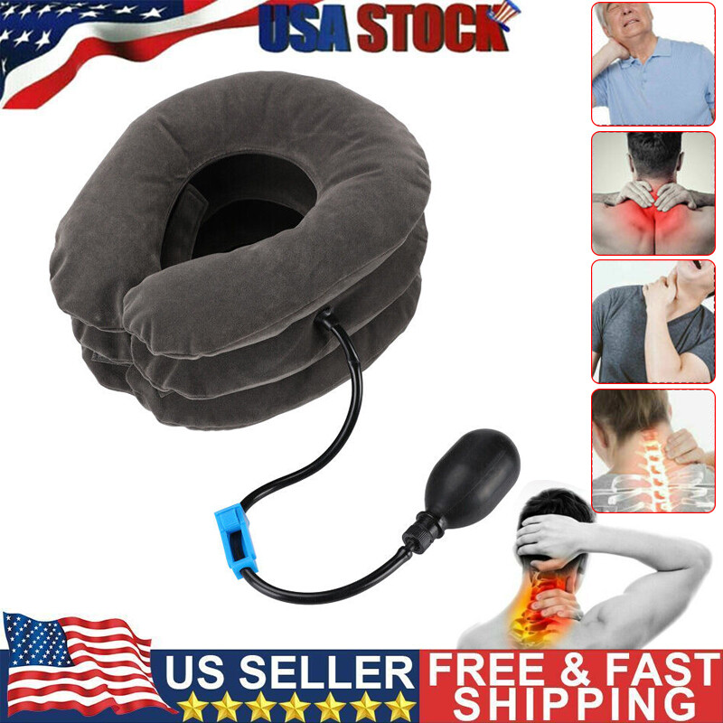 Unisex Traction Decompression Device Neck Shoulder Pain Relief Cervical Pillow