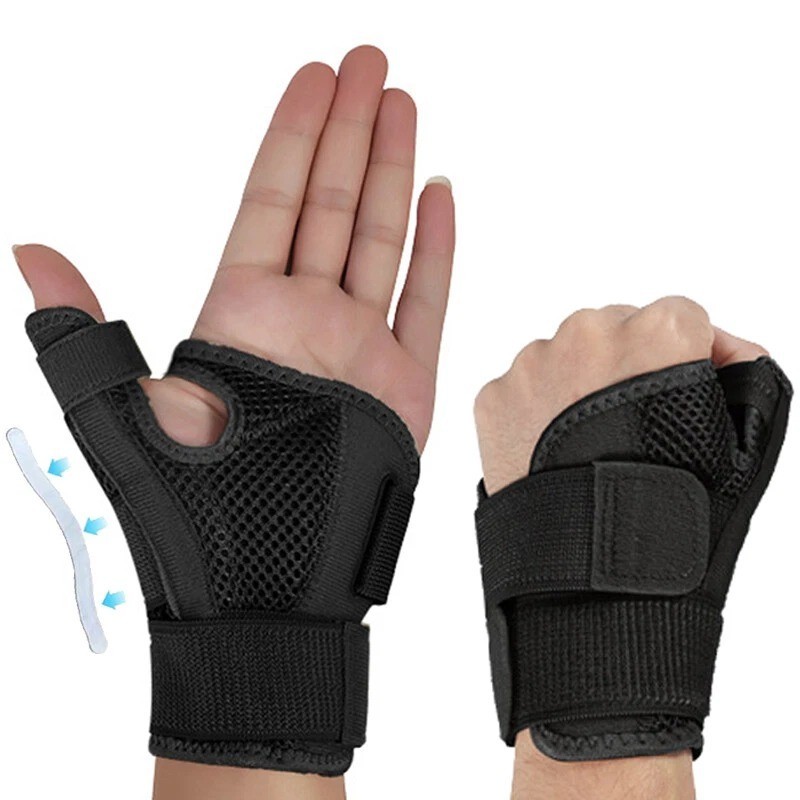 Thumb Wrist Support Brace Splint Carpal Tunnel for Sprain Arthritis Pain Relief