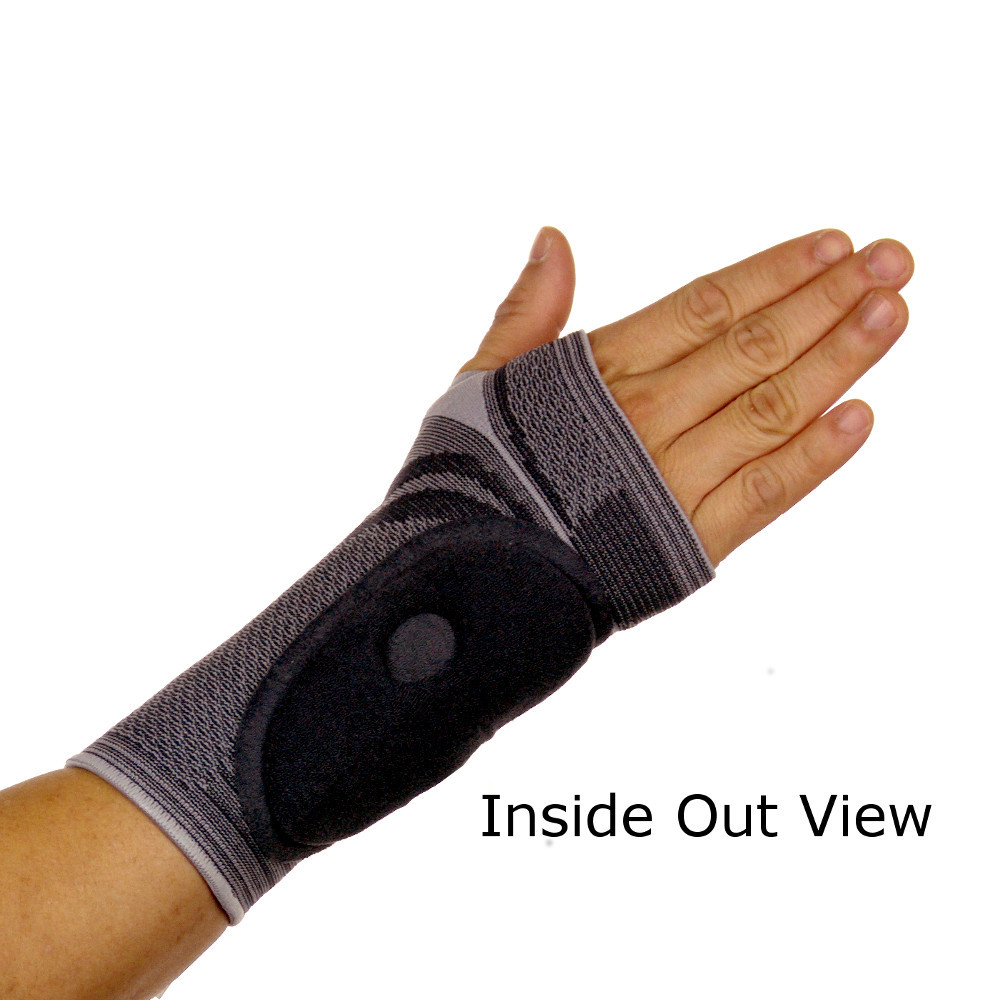 Centron Breathable Active Elastic Wrist Support With Gel Pad & Aluminum Stays