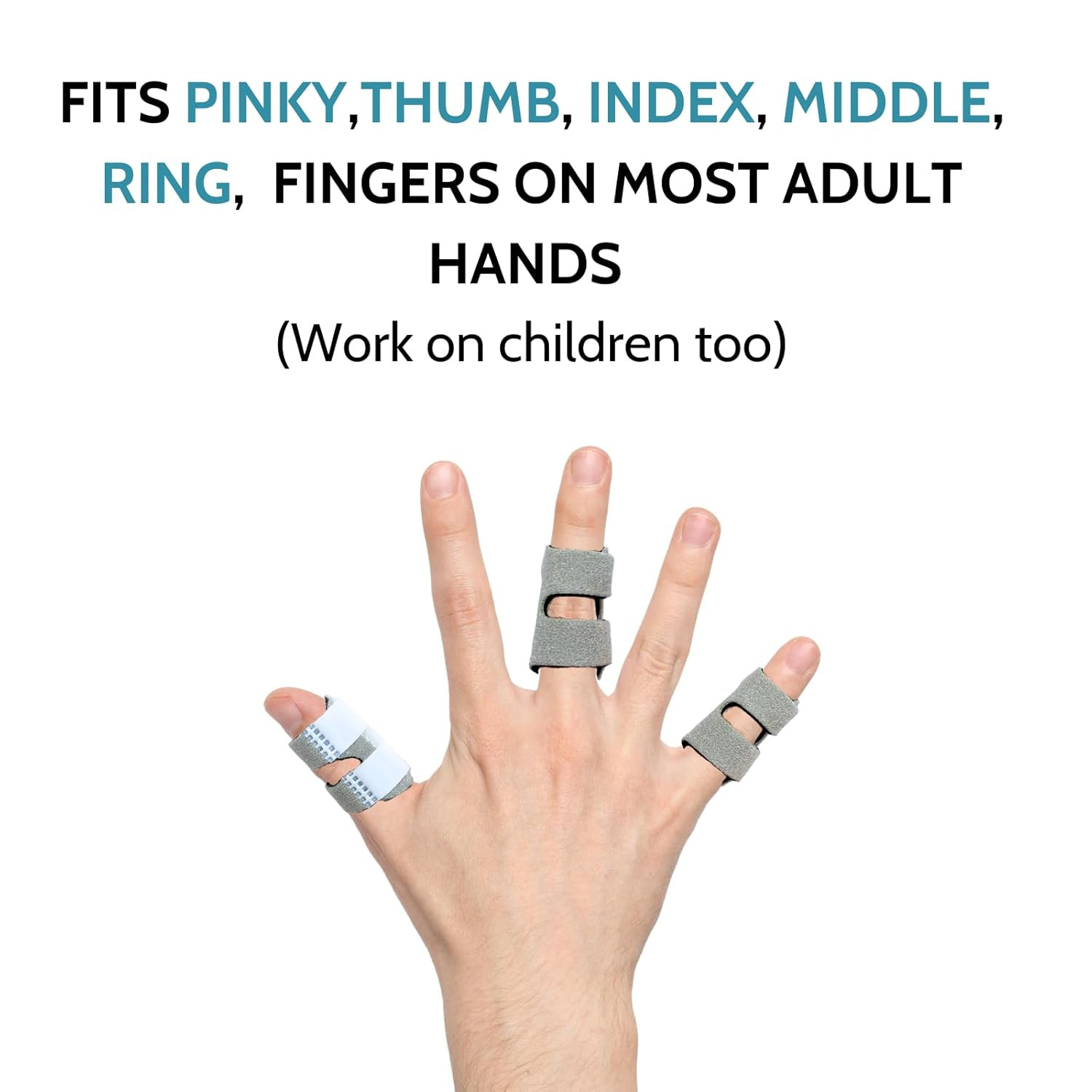 5 Pcs Pinky Finger Splint,Trigger Finger Splints,Finger Brace,Broken Fingers …