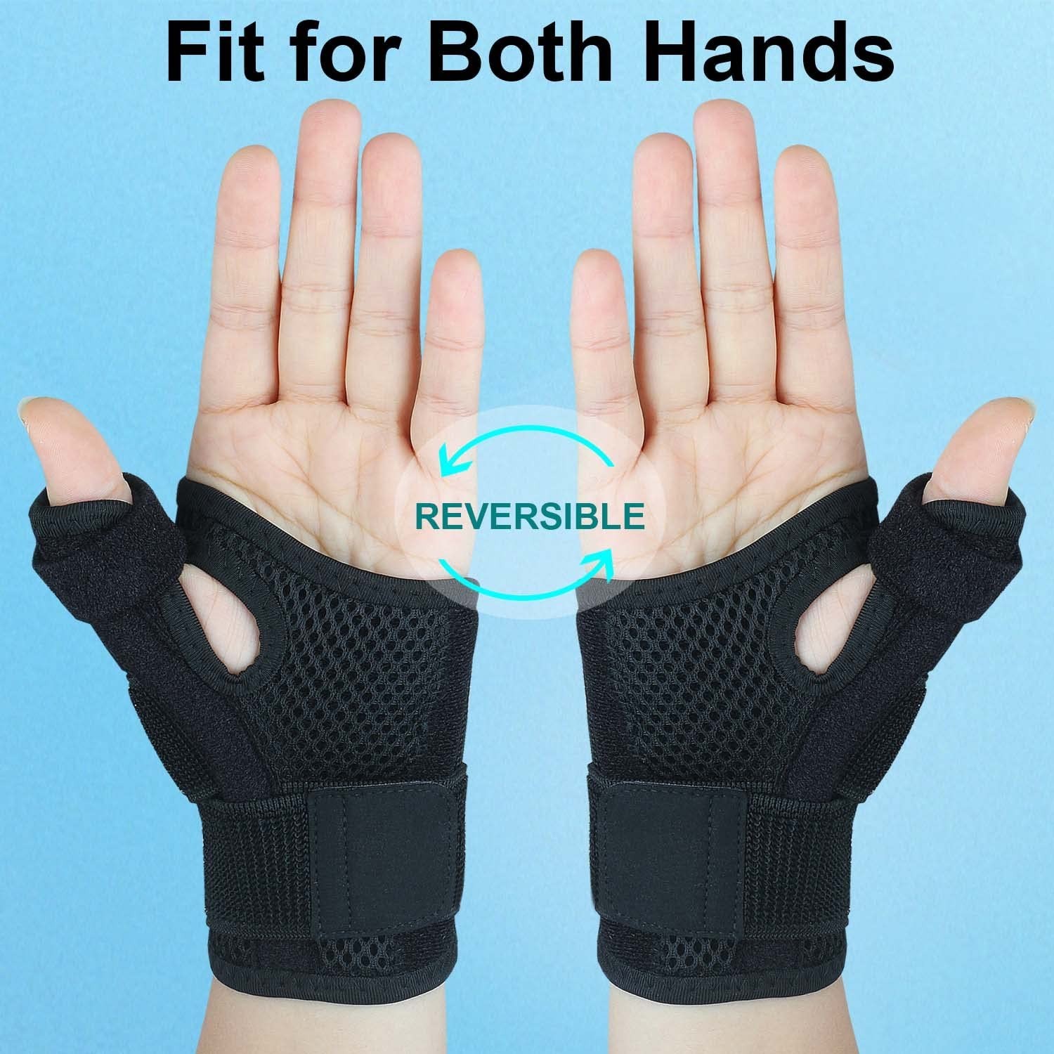 Trigger Thumb Splint for Left Right Hand,Thumb Spica Support Brace Wrist Stabili