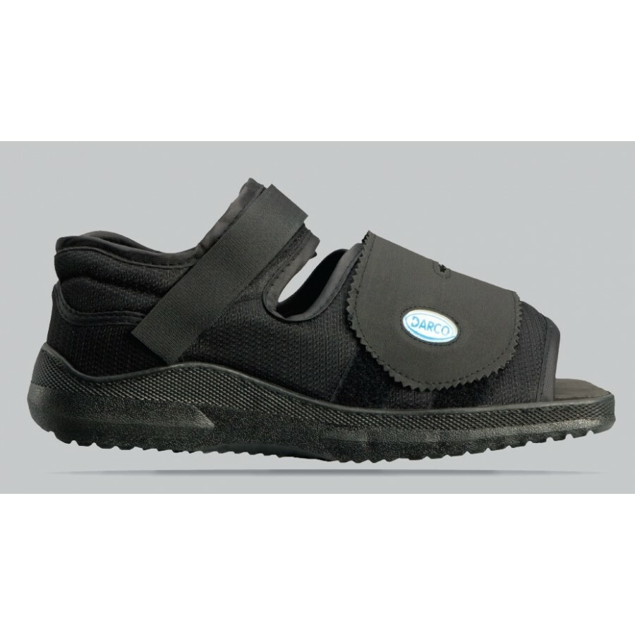 Medsurg Post Op Female Shoe MQW2B Medium 1 Each, Black