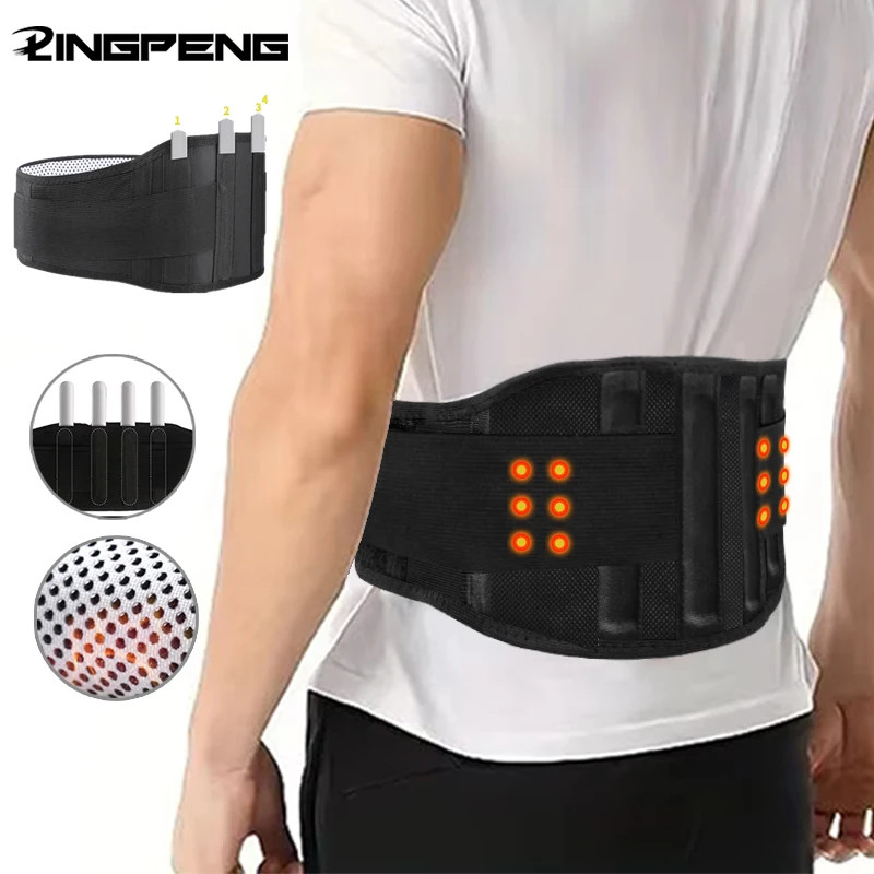Adjustable Magnets Self-Heating Magnetic Therapy Back And Waist Support Belt