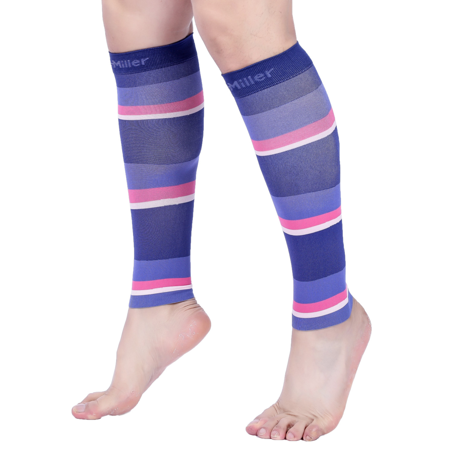 Doc Miller Calf Compression Stockings 20-30MMHG Sleeves For Varicose Pain Relief