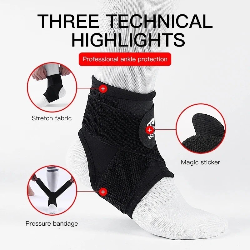 1/2PCS Ankle Brace Compression Support Stabilizer Adjustable Lace up Ankles Sock