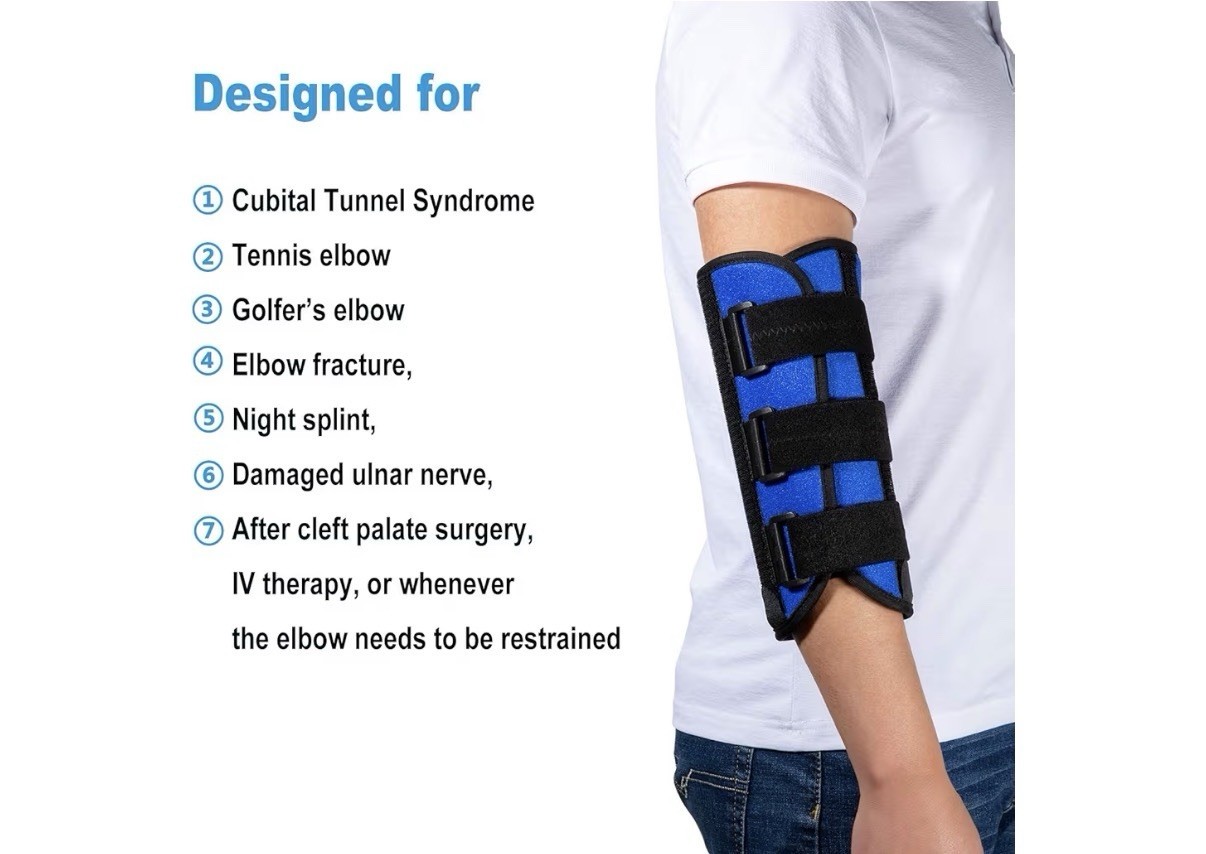 Elbow Brace Night Splint Support for Cubital Tunnel Syndromean, Ulnar Nerve, Sta