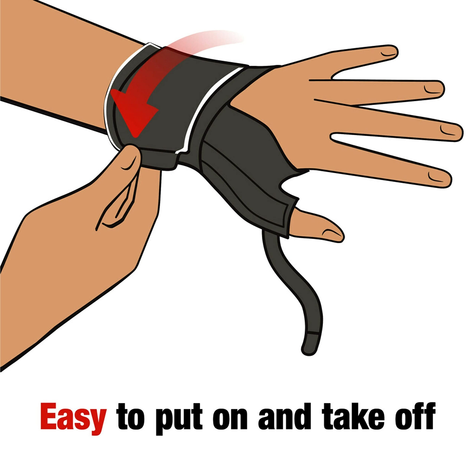 ACE Adjustable Thumb Stabilizer Orthopedic Support for Sore Weak Injured Thumbs