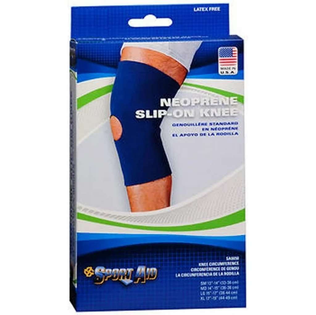 Sport Aid Open Patella Neoprene Slip-On Knee Sleeve X-Large