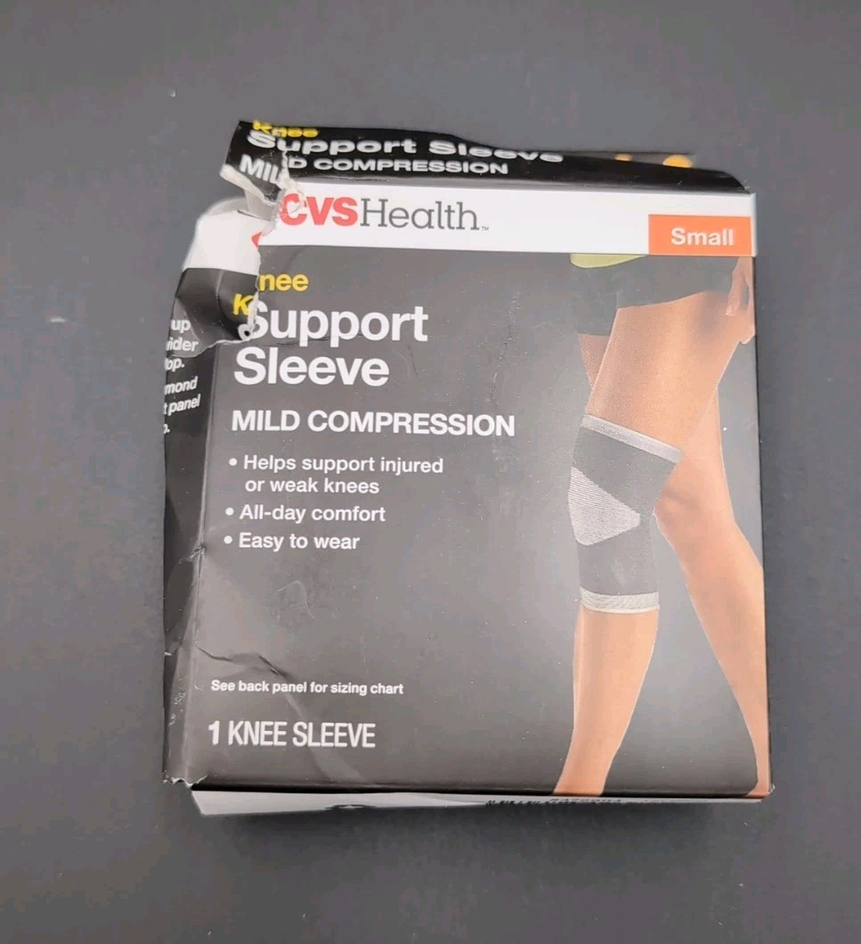 KNEE SUPPORT SLEEVE MILD COMPRESSION-CVS HEATH (SIZE Small)