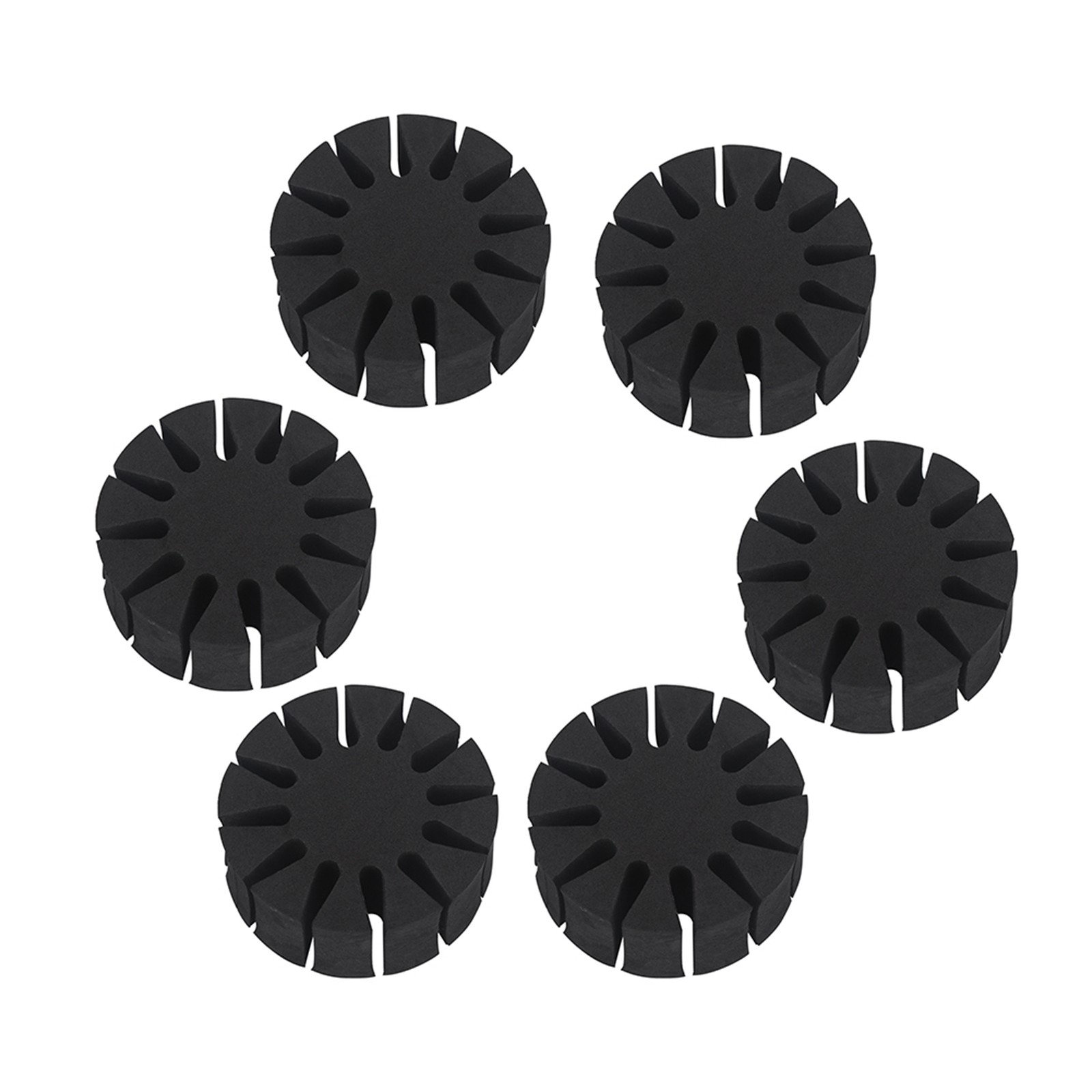 6 Pcs Durable EVA Foam Round Rack Separator Holder Outdoor Hunting Arc CX4
