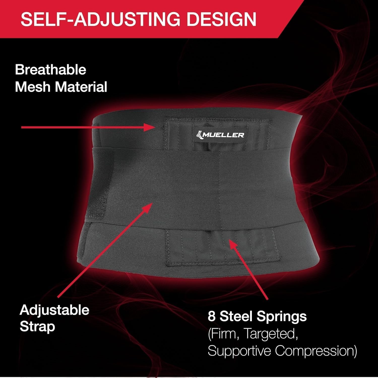 Adjustable Back Brace for Upper & Lower Back Pain Relief, Support for Sciatica,