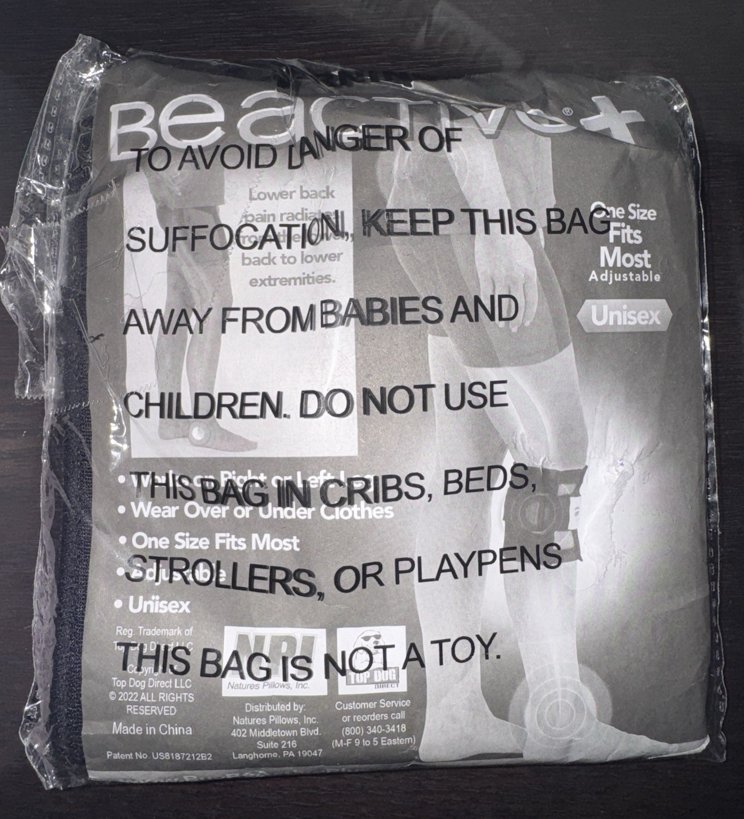 BEACTIVE PLUS + INSTANT RELIEF SCIATIC BACK NERVE PAIN ADJUSTABLE R OR L CALF