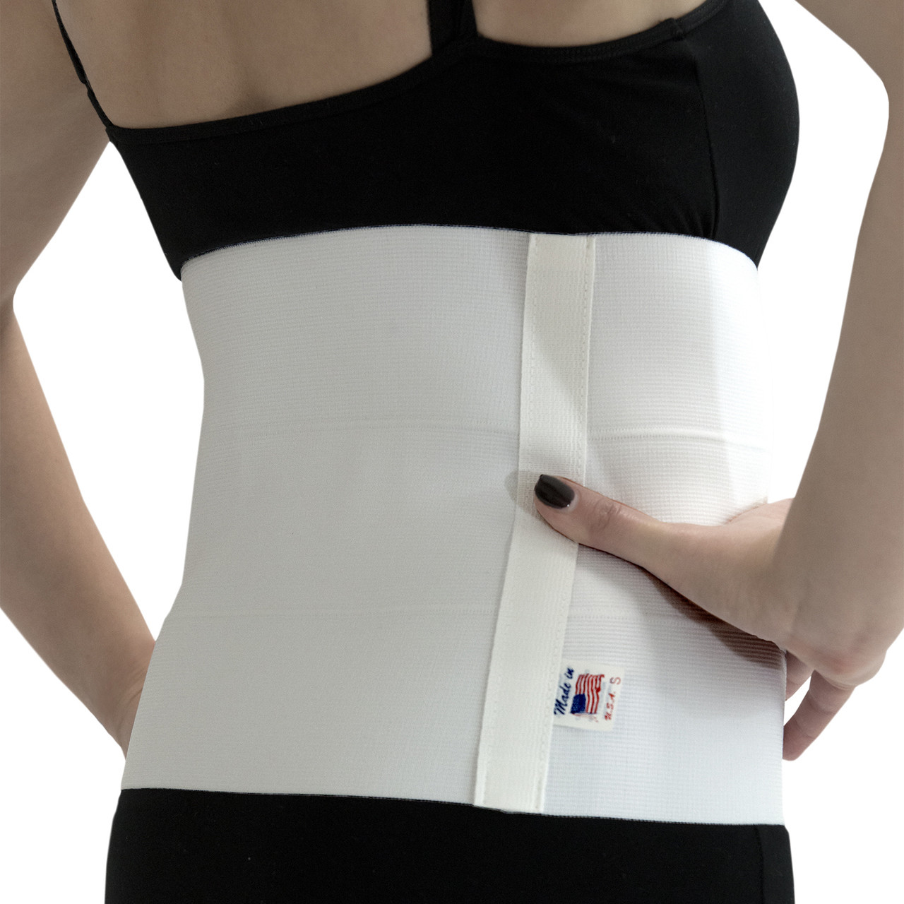ITA-MED Standard Abdominal Support Binder – Unisex, 9″ Wide – Made in USA