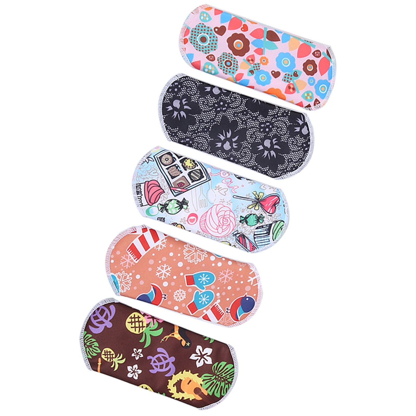 Menstrual Pad Reusable Waterproof Bamboo Charcoal Fiber Cloth Washable Women