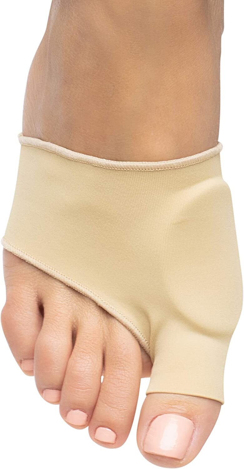1 Pair Large Size Bunion Corrector and Bunion Relief Sleeve with Gel Bunion Pads