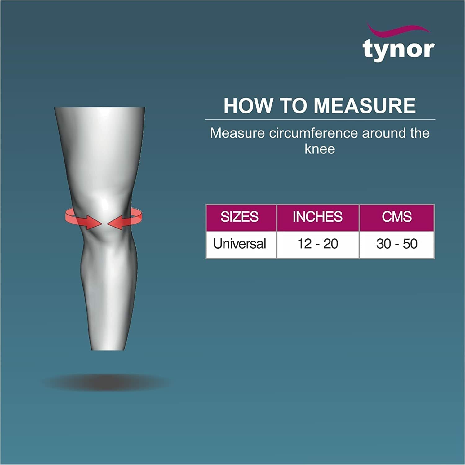 Tynor Knee Optimal compression Patellar Muscular Support Knee Joint Universal