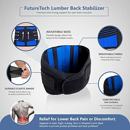 Westlake HB Pharma Back Support Brace Belt with Dual Adjustable Strap (L/XL)