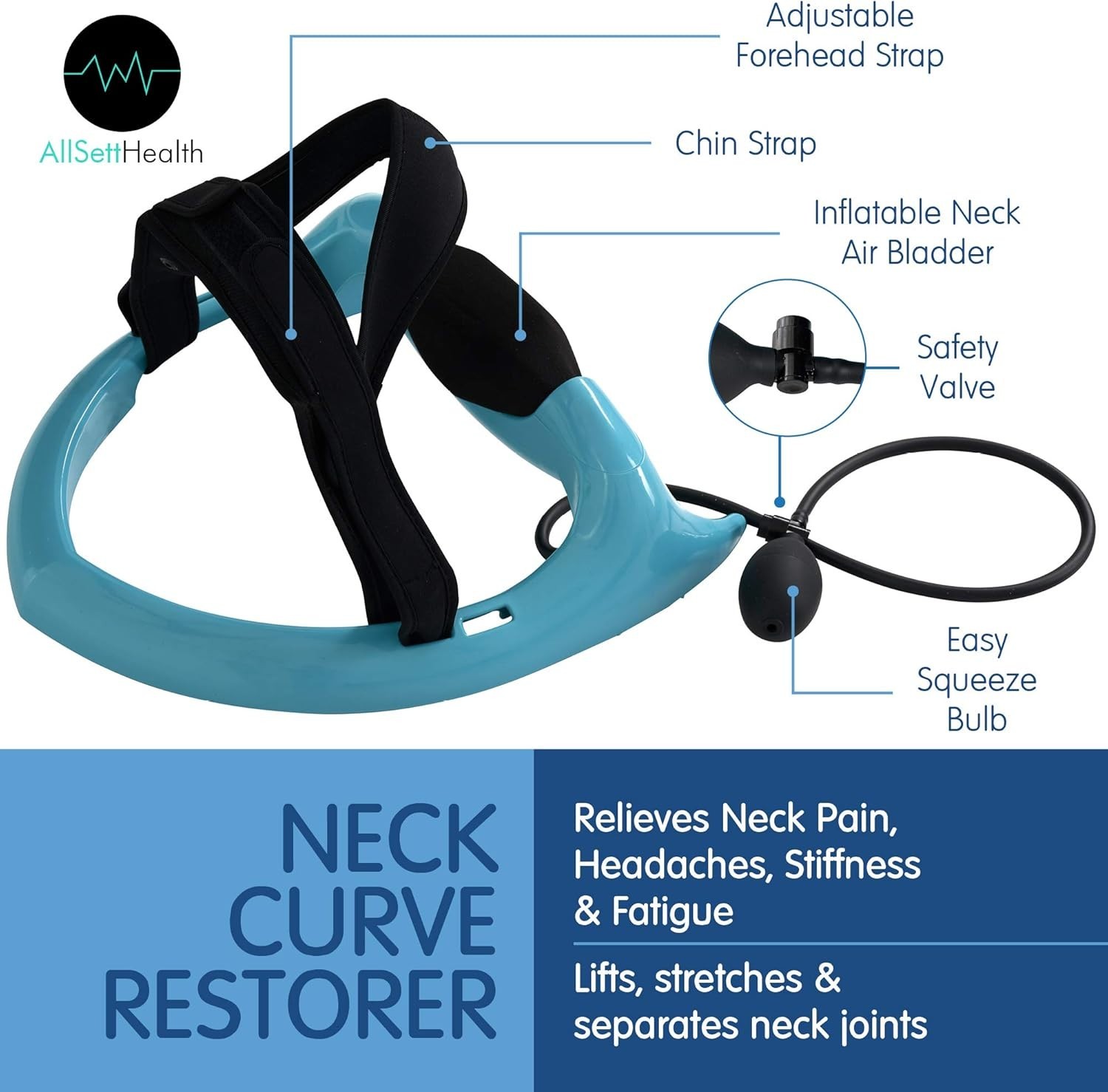 Posture Neck Exerciser Restore Proper Neck Curve, Correct Posture & relieve pain