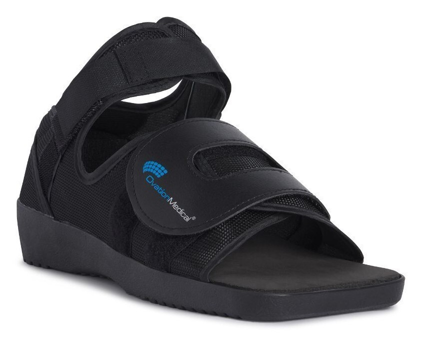 Ovation Square Toe Post Op Shoe-Sizes Available -Broken Toes Metatarsal Fracture