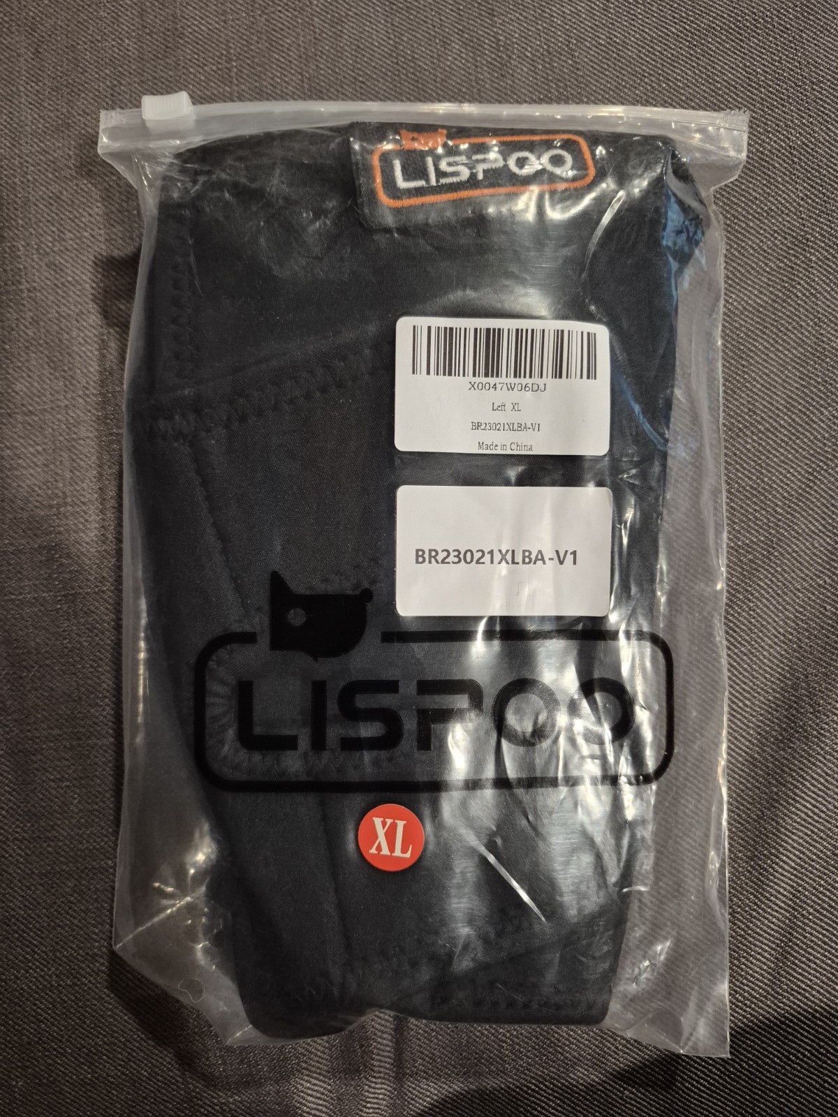 Lispoo Dog Elbow/ACL Brace Protector Pads Provides Elbow Support, XL, Left, NEW
