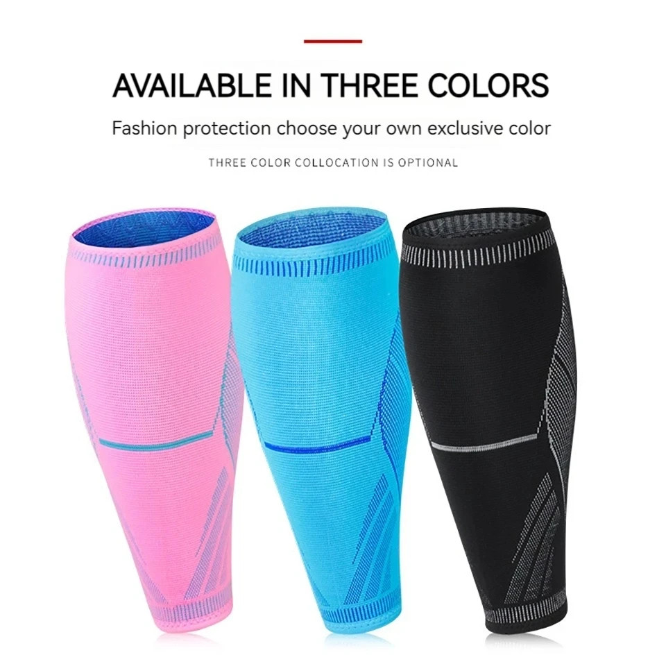 1Pcs Sports Calf Protection Gradient Pressurization Silicone Anti Slip