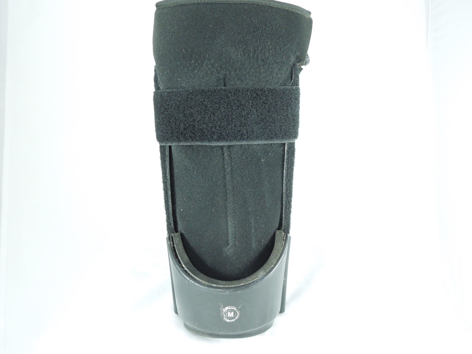 OSSUR INFLATABLE FOOT ANKLE BRACE Black Metal size medium Removable Support Cast