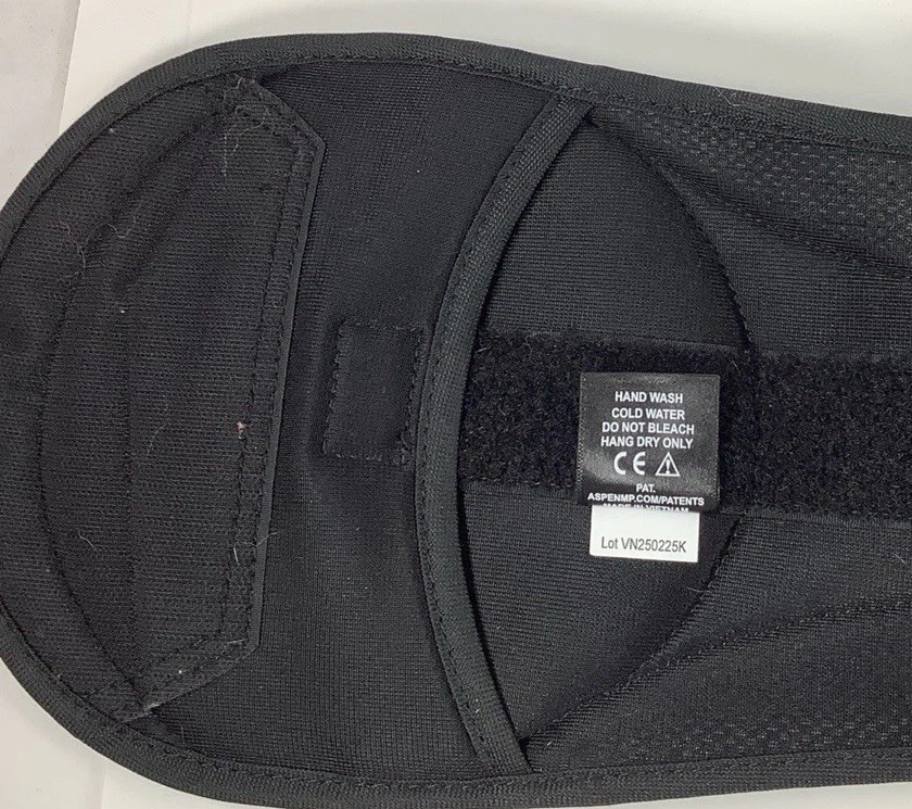 Aspen Summit Lumbar Back Brace Adjustable Support Belt Orthopedic Black