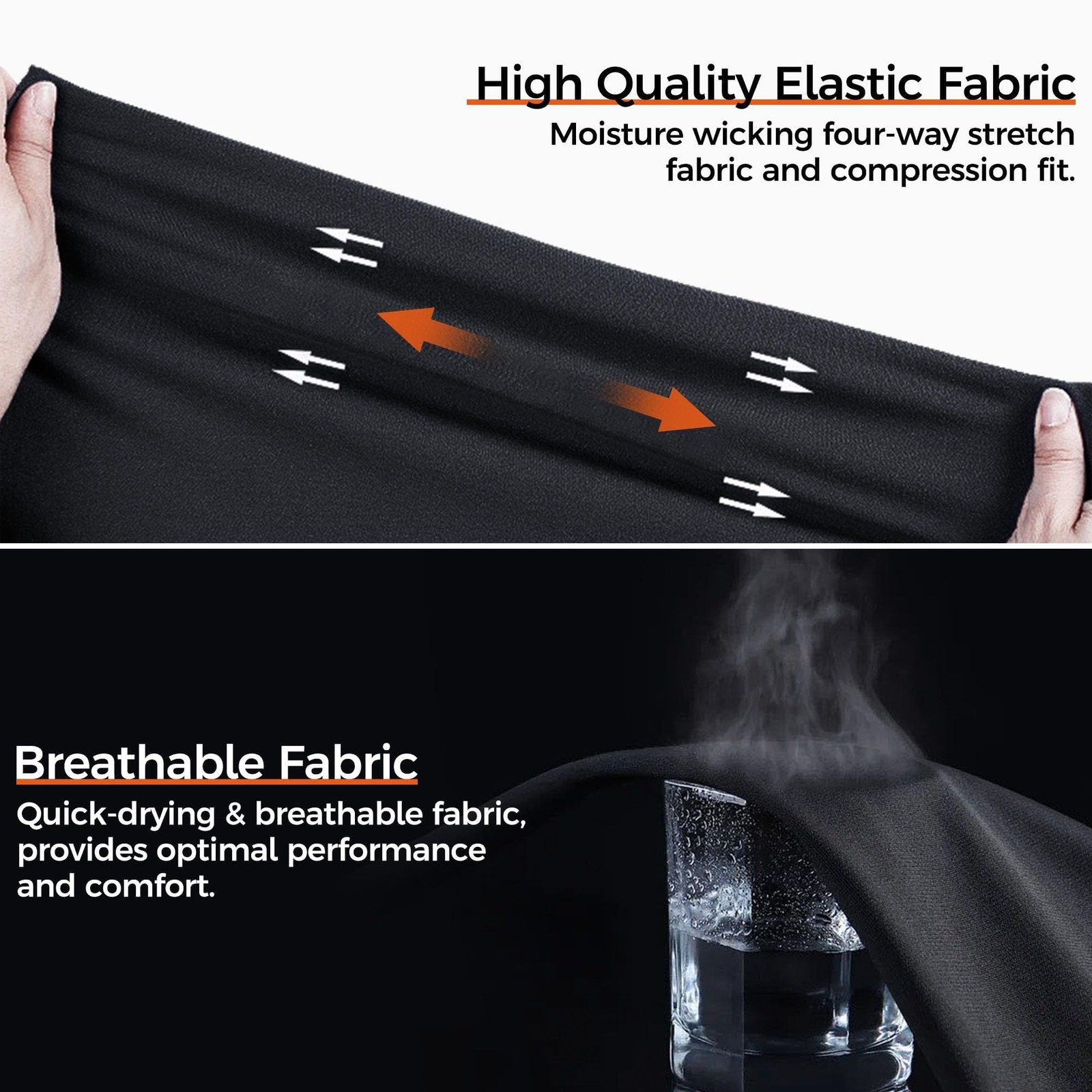 COOLOMG Sports Compression Leg Sleeve Basketball Football Adult & Youth