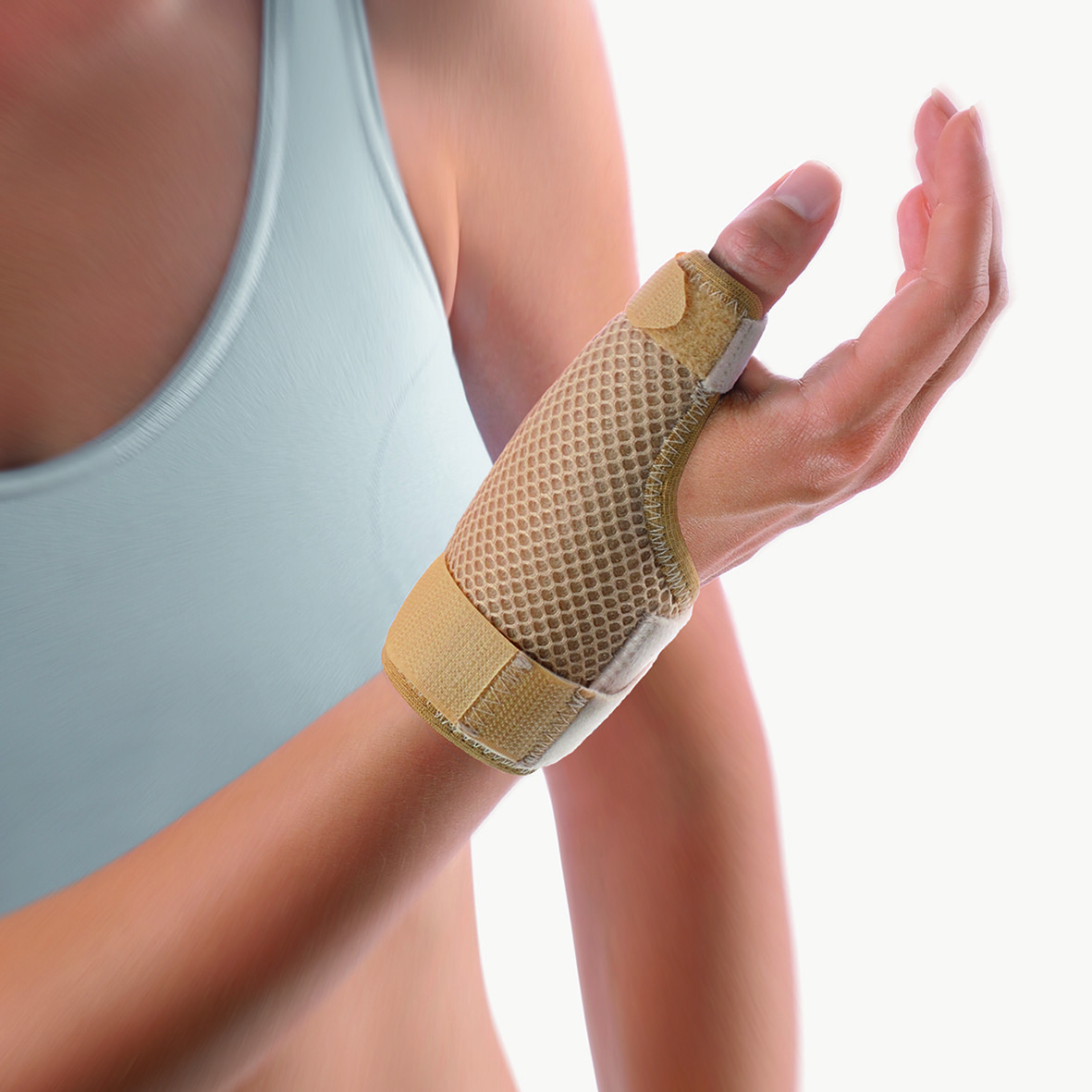 Bort SOFT Long Thumb Splint, Thumb Brace For CMC, Arthritis, Pain, Sprain HWO