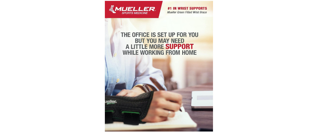 MUELLER Sports Medicine Green Fitted Wrist Brace