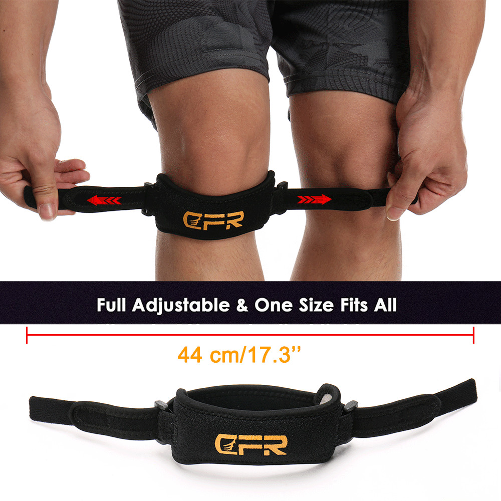 Knee Strap Compression Brace Support Patella Sports Joint Arthritis Stabilizer