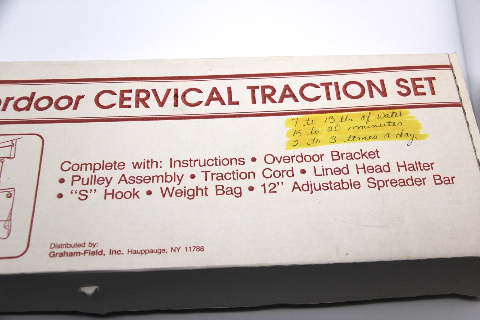 Graham-Field Overdoor Cervical Traction Set