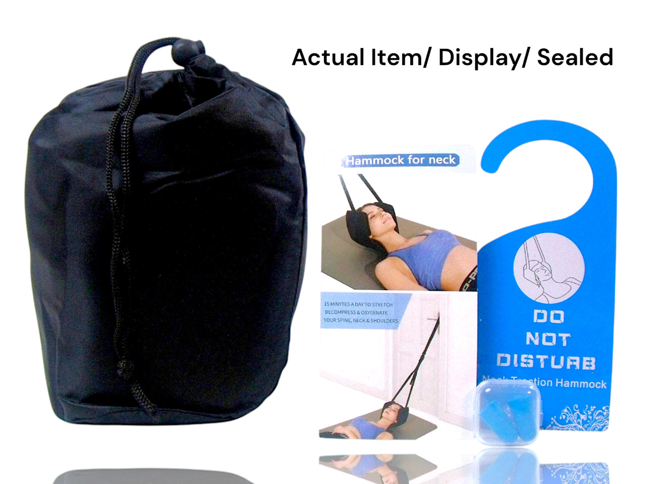 Head & Neck (Upgraded 2.0 Design) Cervical Traction Hammock Headache Pain Relief