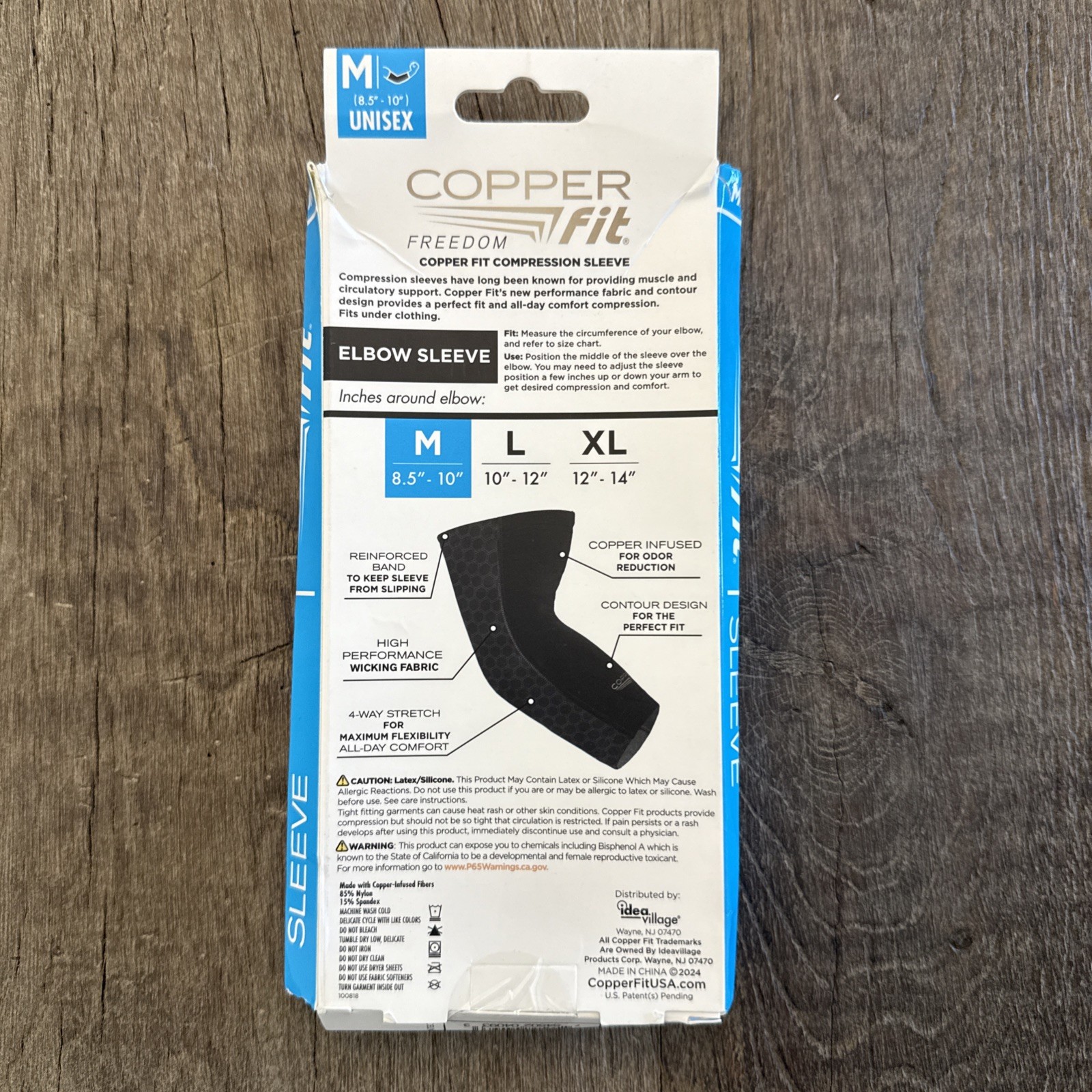 Copper Fit Freedom Compression Elbow Sleeve – Medium – New In Box