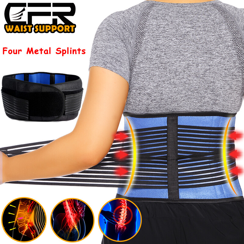 Posture Corrector Lumbar Support Low Back Brace Shoulder Belt For Men Woman