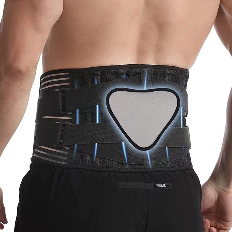Back Support Belt Lumbar Back Brace Support Straps Adjustable Waist Support Belt