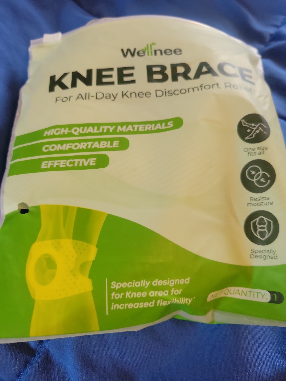 Wellnee Knee Brace For All Day the Discomfort Relief One-Size-Fits-All