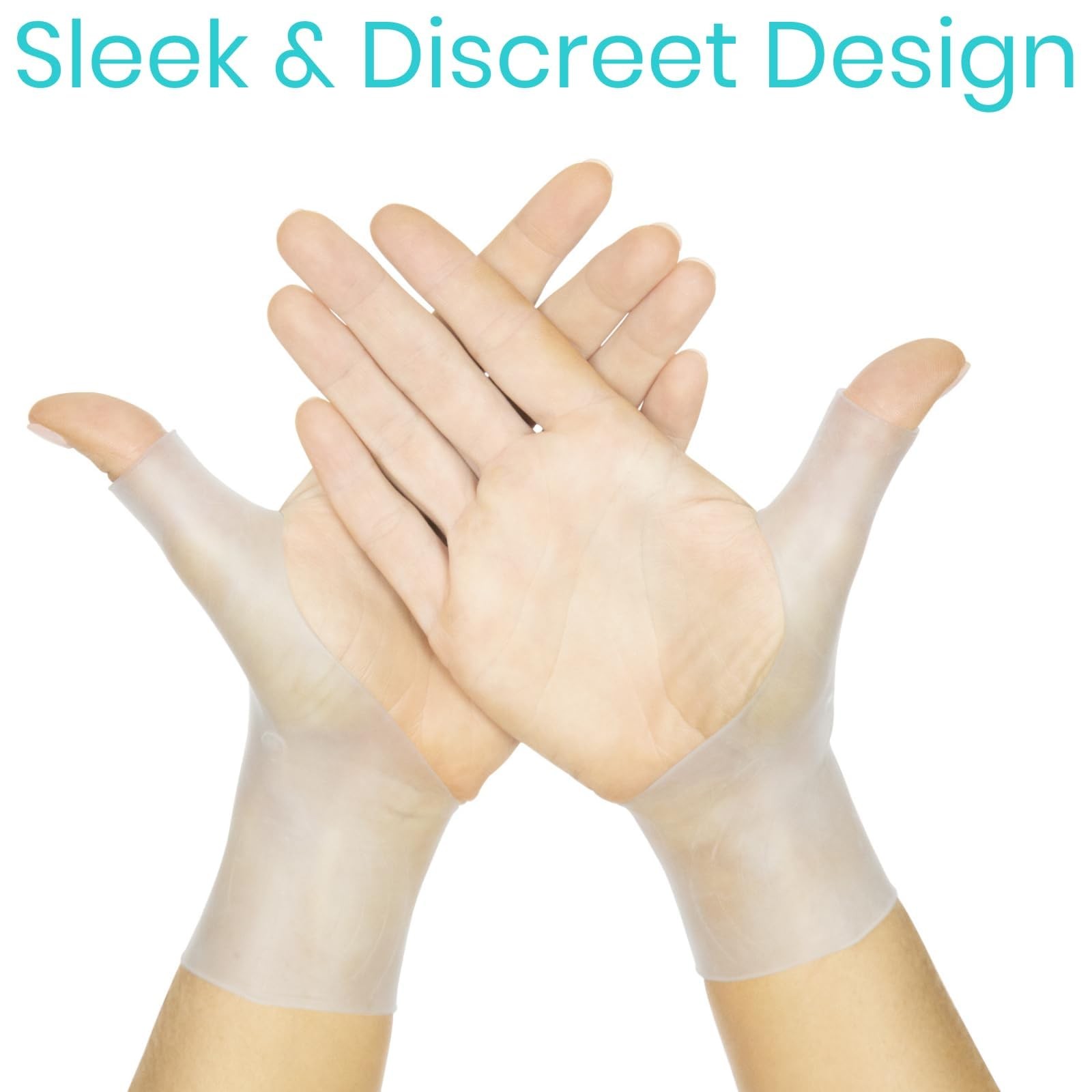Gel Thumb Wrist Support (Pair) – Waterproof Wrist Brace – Hand Brace Cool Wrap f
