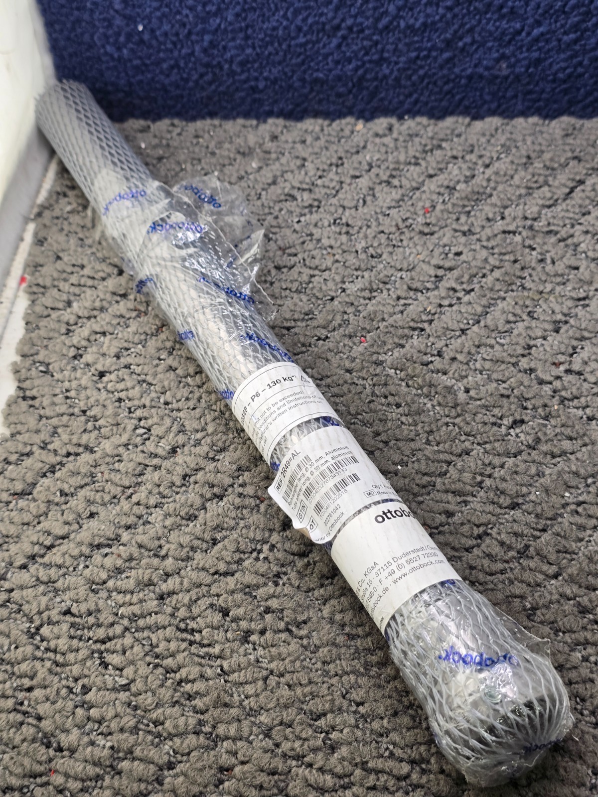 OTTOBOCK 2R49=AL: Tube Adapter Long Replacement, Ø 30 mm, Aluminum