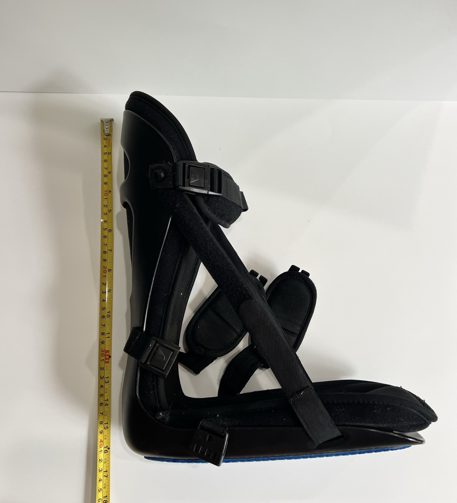 Ovation Medical – Adjustable Boot Foot/Ankle Immobilizer Black L